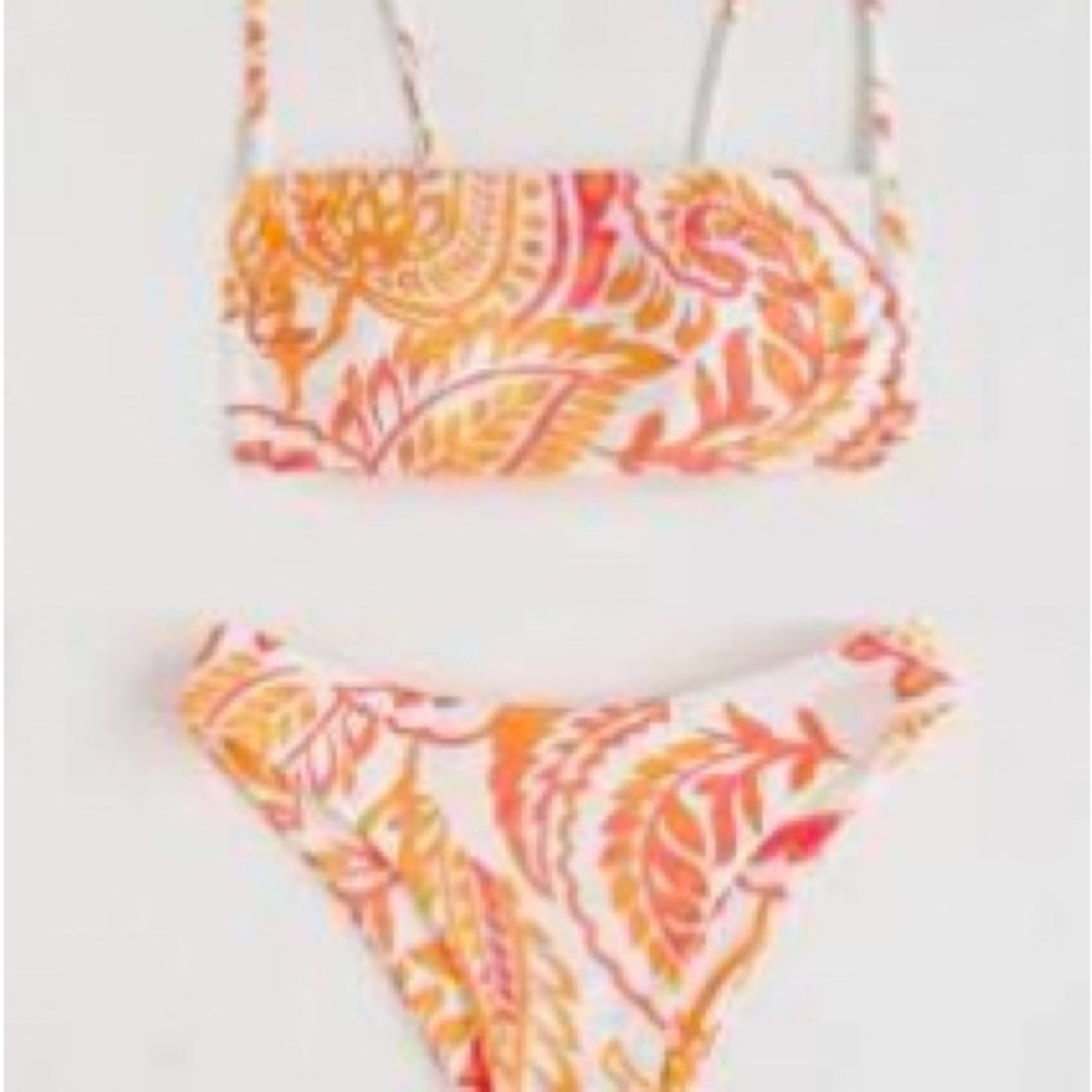 Colorful Paisley Bikini Set